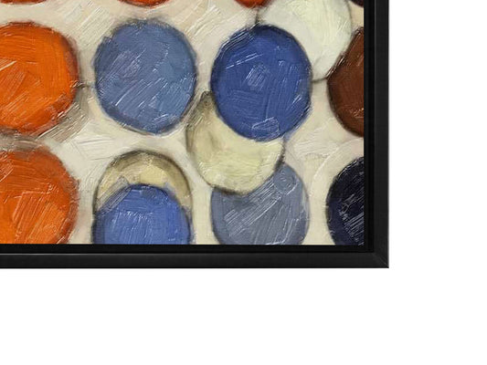 Palette of colors- Modern and abstract art- Large Canvas Wall Decor-RGB varnish