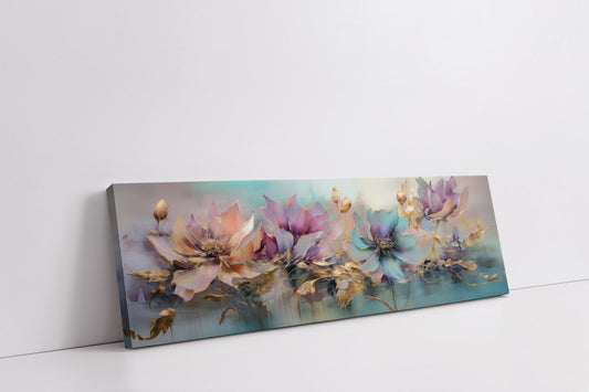 Flowers Canvas Art - Floral Symphony-Wall decor-1