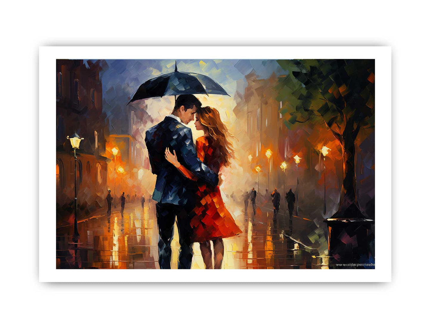 Couple Art Painting Canvas Art Print-8
