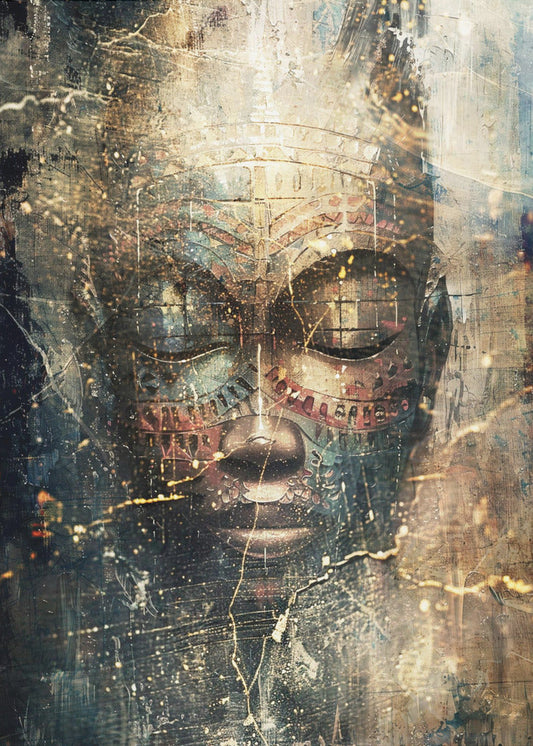 Wall art African Art Illustration Wallart 111-1