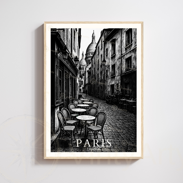 Affiche Paris | Poster Montmartre - Sacré Cœur | Affiche France