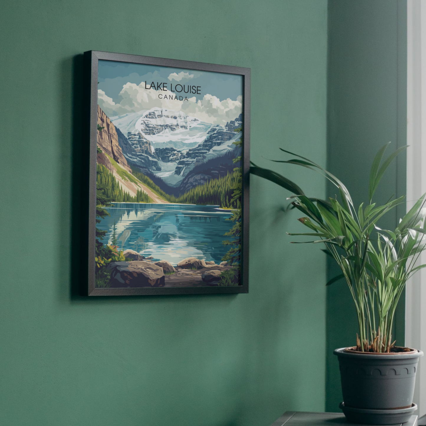 Affiche Lac Louise | Impression Canada | Affiche Lac-1