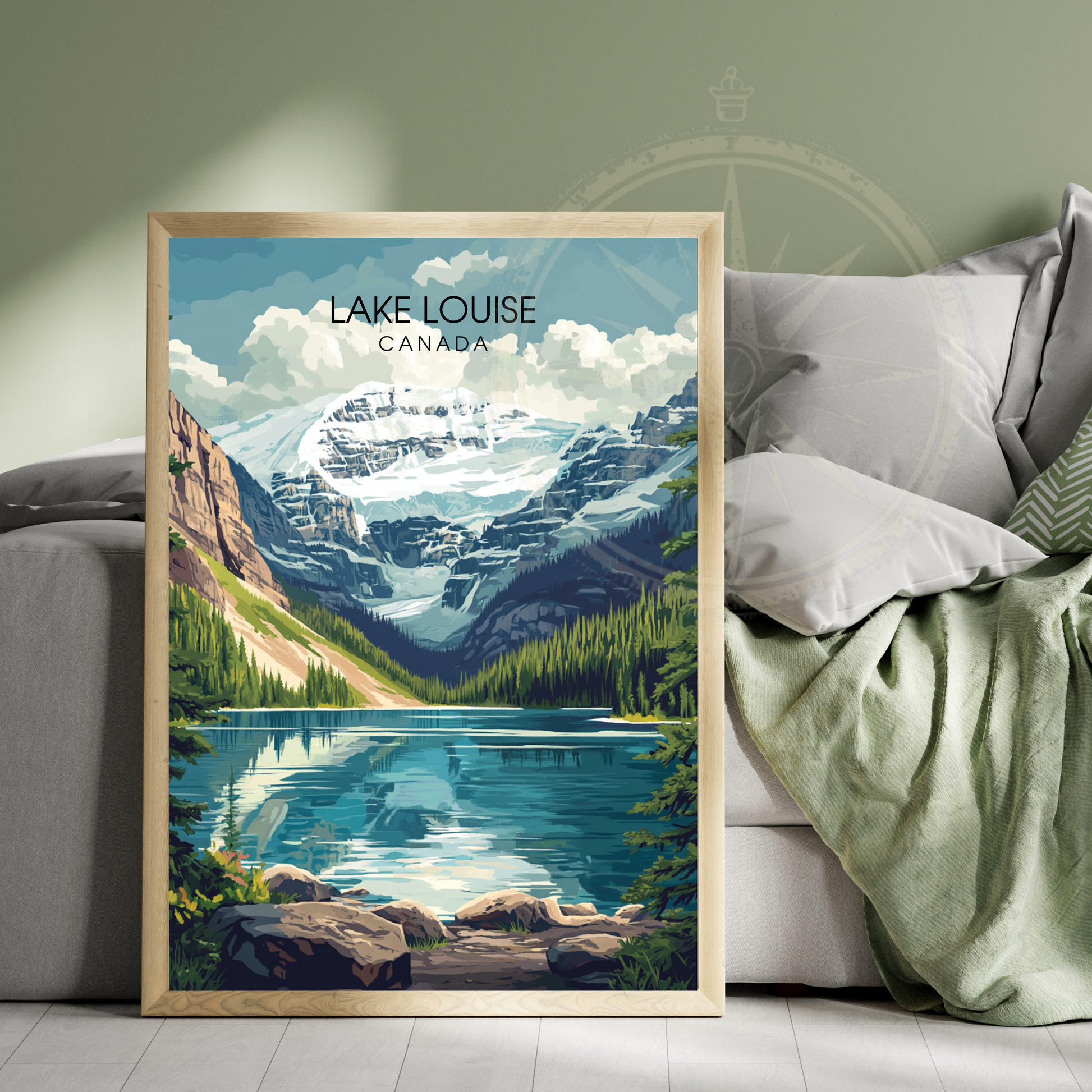 Affiche Lac Louise | Impression Canada | Affiche Lac-3
