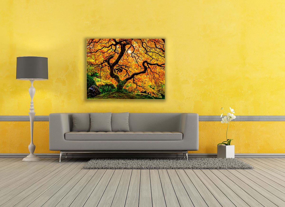Canvas Print-Orange Tree-Nature Artwork-2