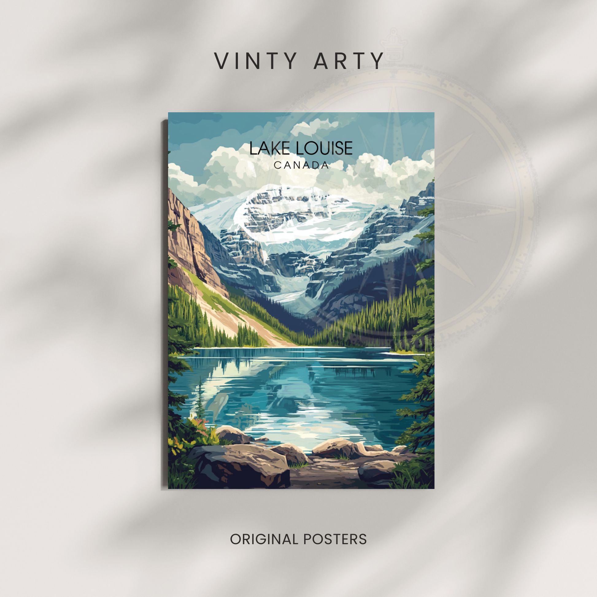 Affiche Lac Louise | Impression Canada | Affiche Lac-2