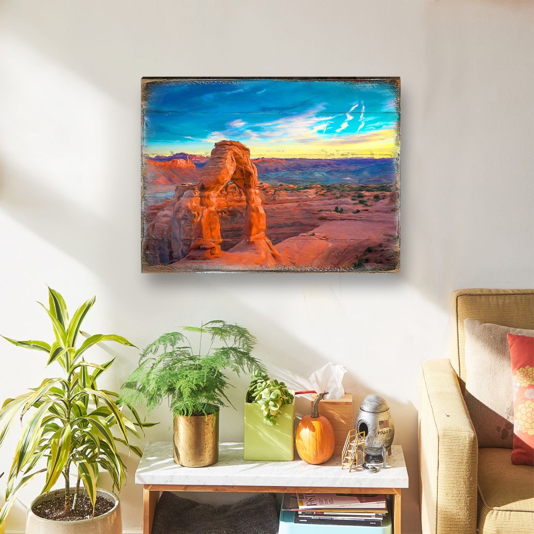 Hogle Canyon Art Wooden Wall Art by Nature Wonders - Nature Wildlife Decor  - 95245B