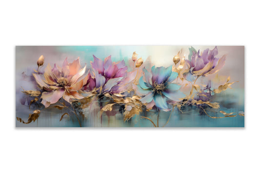 Flowers Canvas Art - Floral Symphony-Wall decor-0