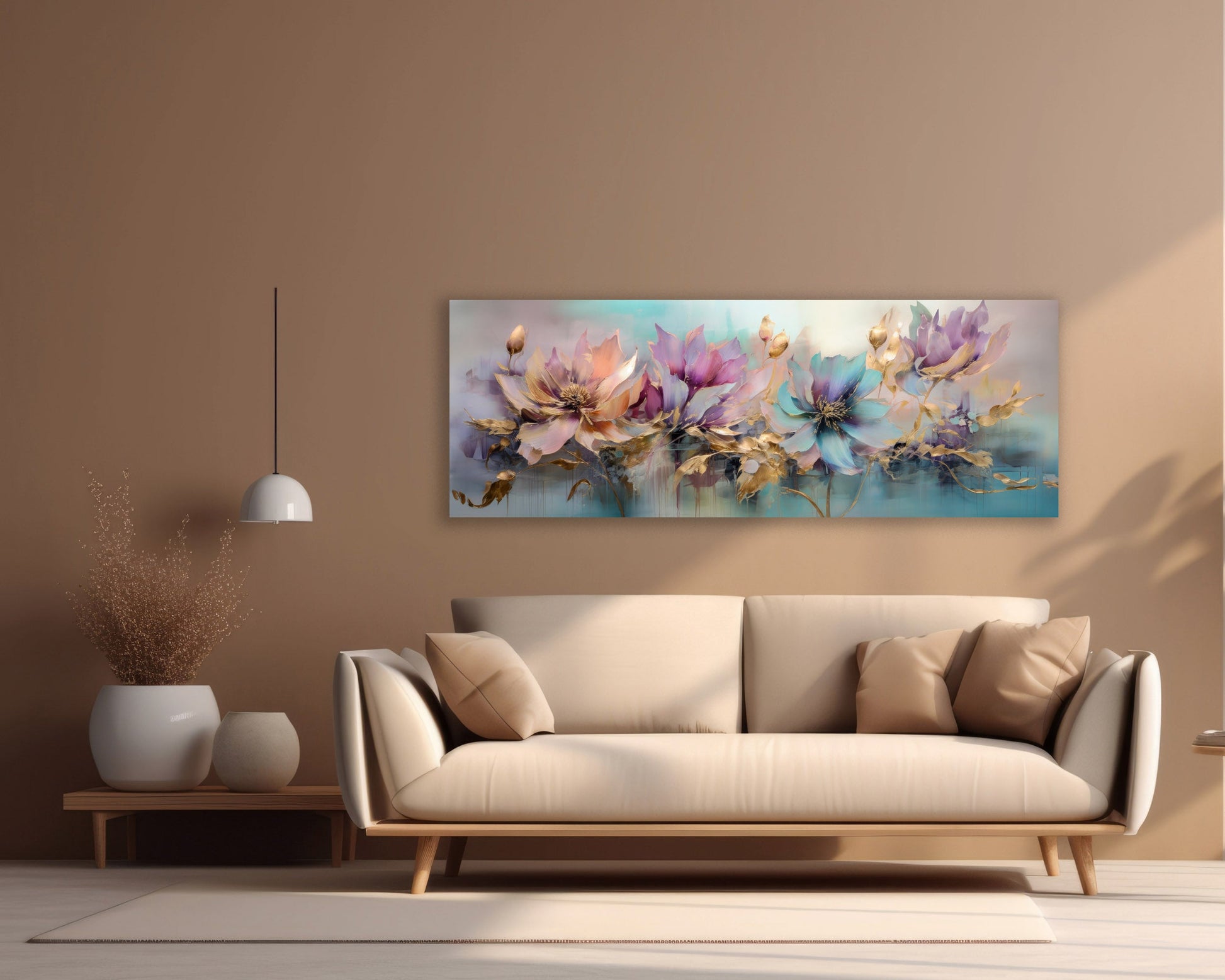 Flowers Canvas Art - Floral Symphony-Wall decor-2