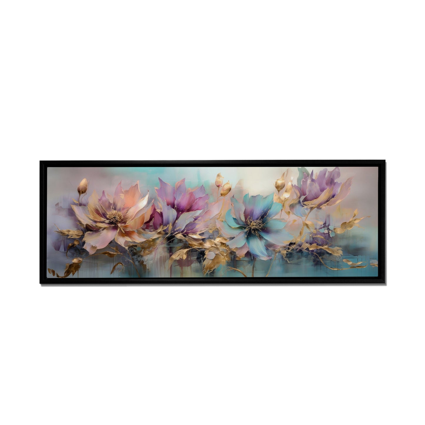 Flowers Canvas Art - Floral Symphony-Wall decor-4