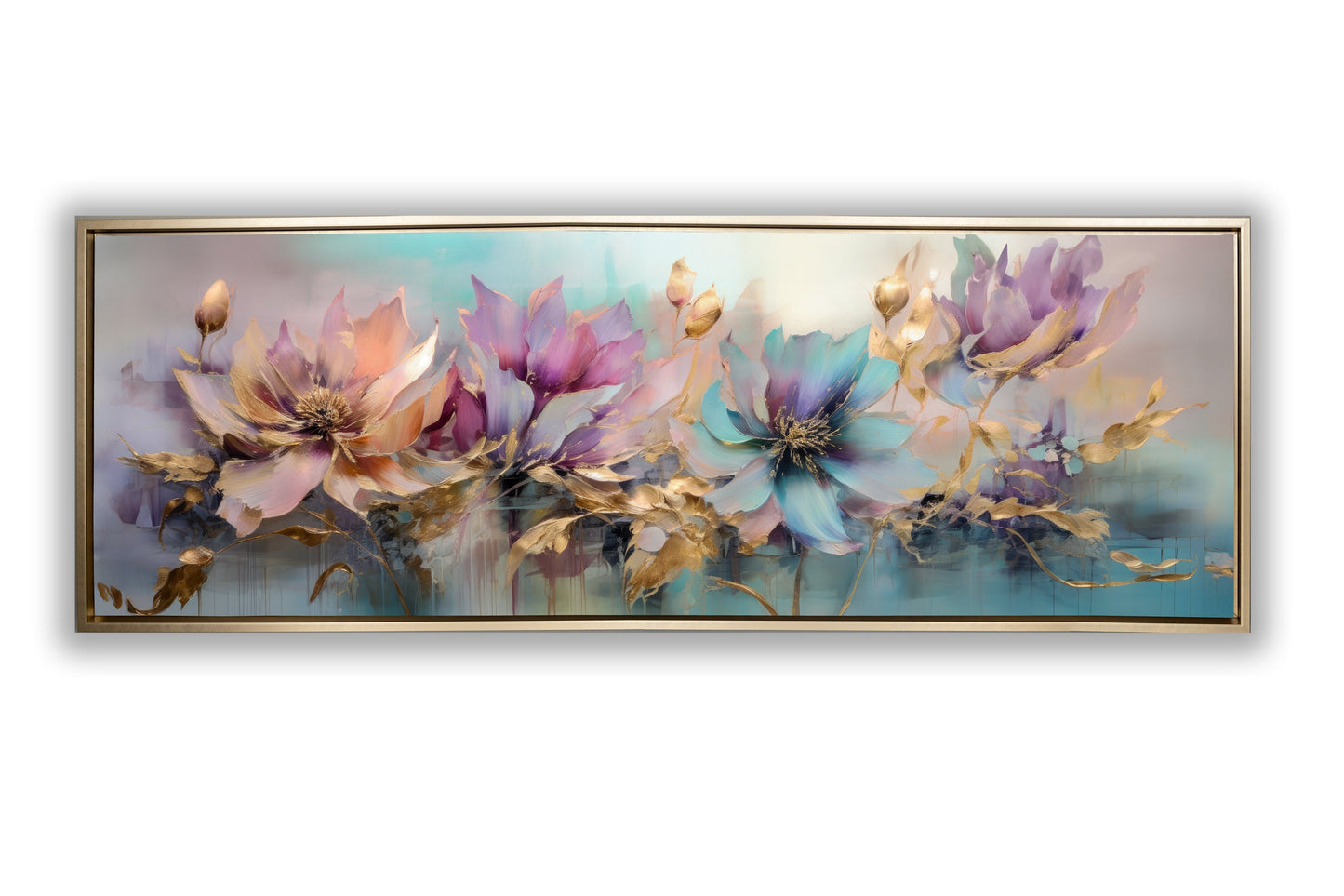 Flowers Canvas Art - Floral Symphony-Wall decor-5