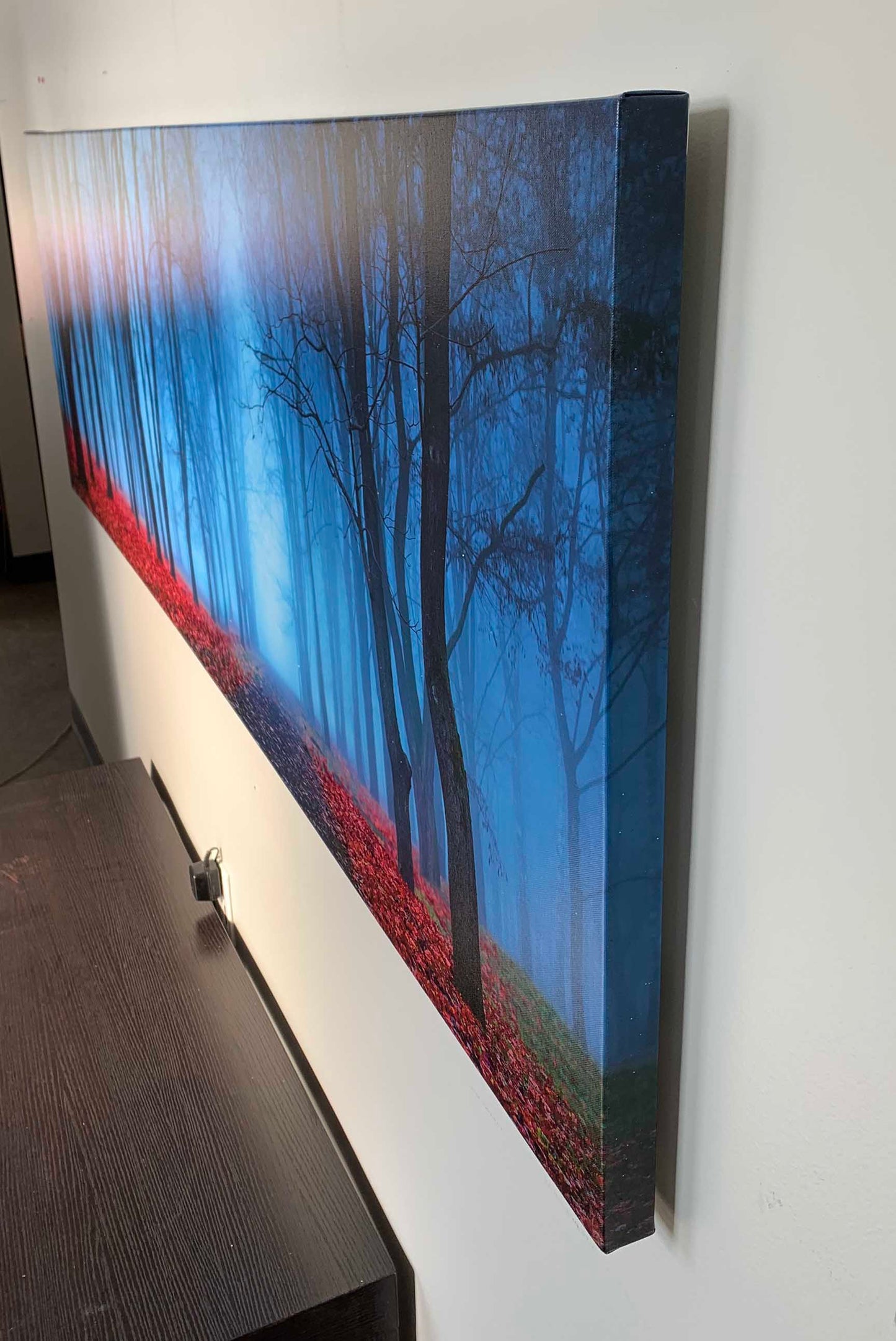 Canvas Print- Blue Mist Trees- Wall Art