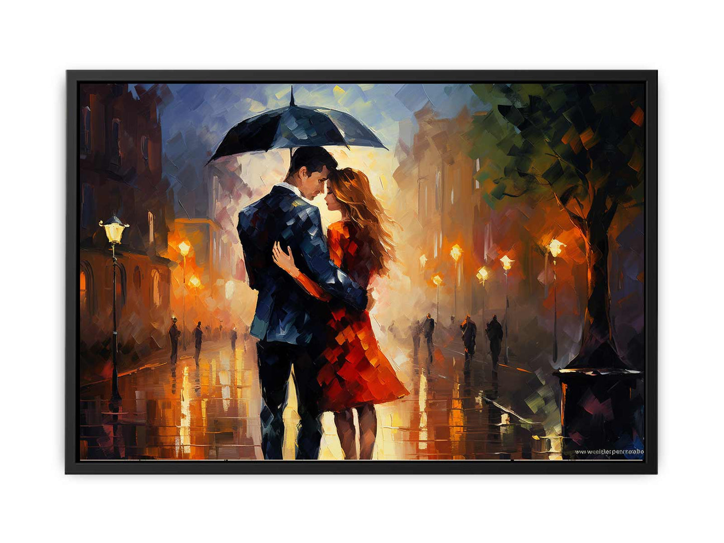 Couple Art Painting Canvas Art Print-4