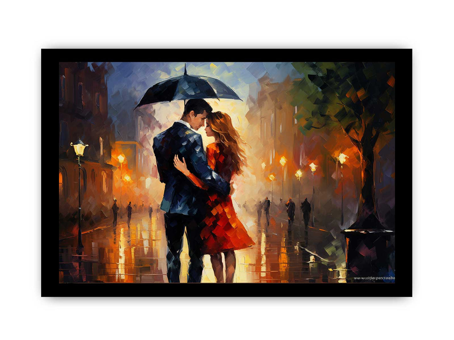 Couple Art Painting Canvas Art Print-7