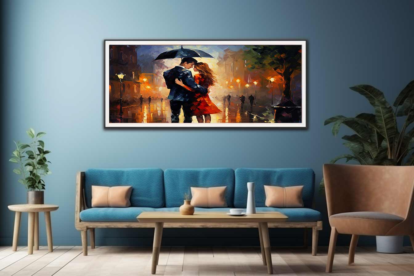 Couple Art Painting Canvas Art Print-2