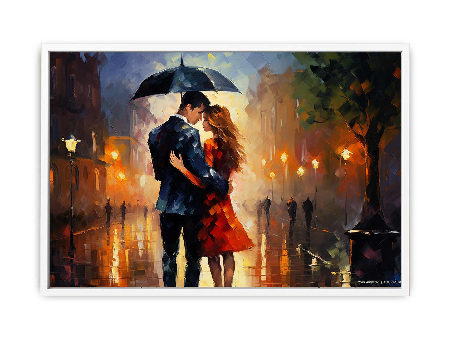 Couple Art Painting Canvas Art Print-5