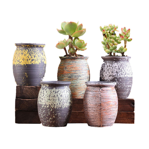 Ceramic Clay Pottery Pots Set