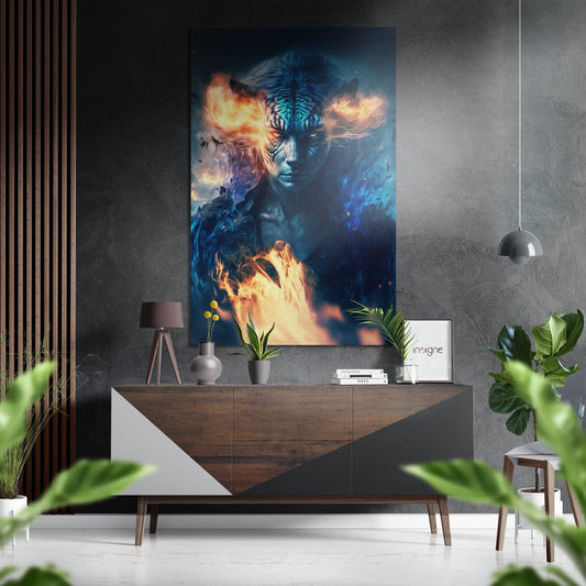 Mutant Brushed Aluminum Dibond Wall Art-0