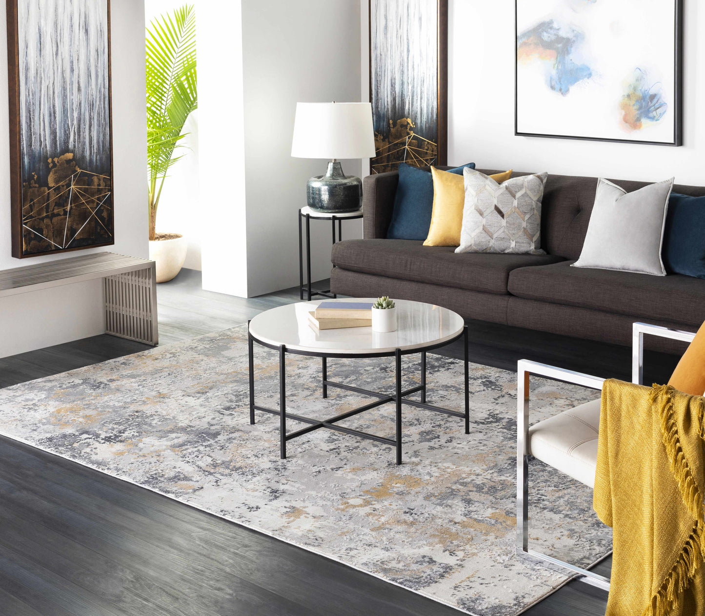 Babensham Contemporary Canvas Art Wall Decor-4