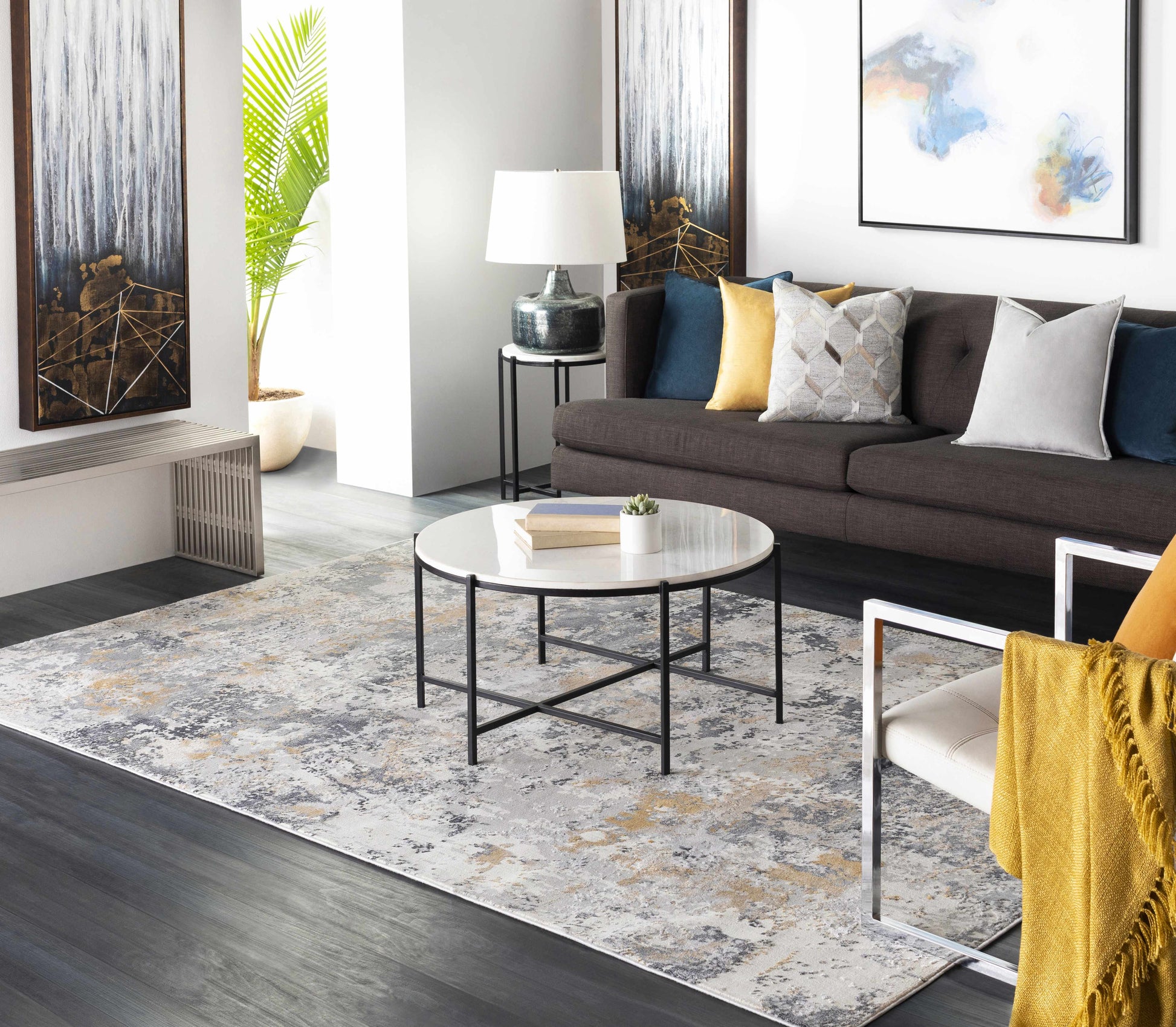 Babensham Contemporary Canvas Art Wall Decor-4