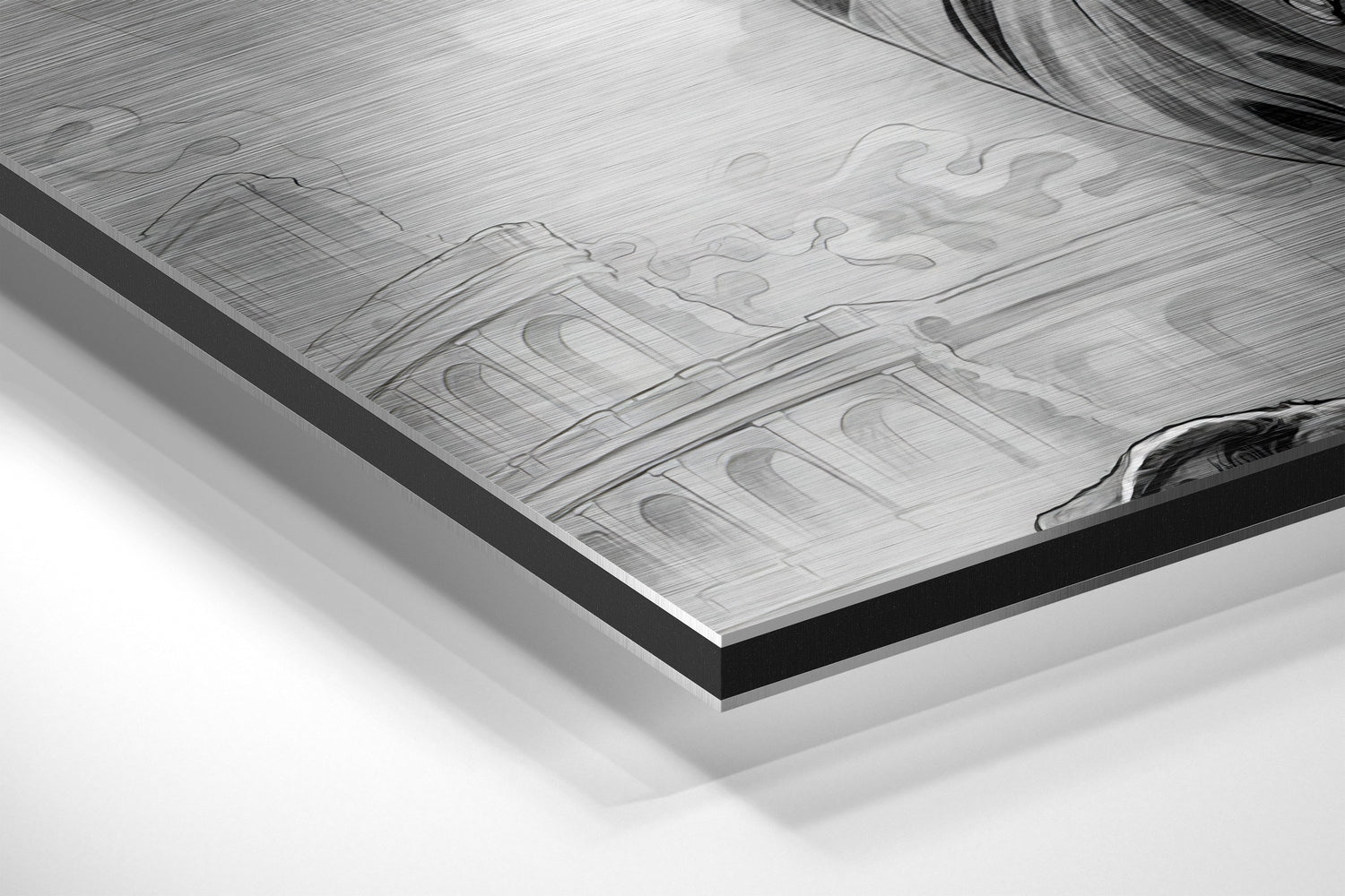 John Wick Brushed Aluminium Dibond Wall Art-1