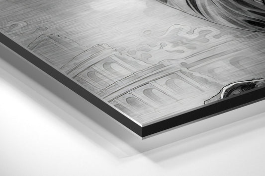 John Wick Brushed Aluminium Dibond Wall Art-1