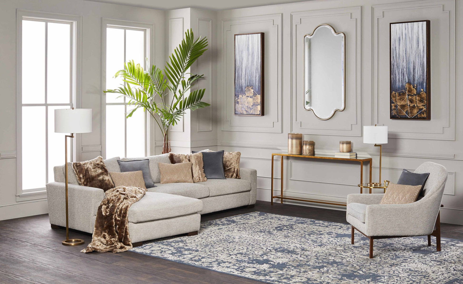 Babensham Contemporary Canvas Art Wall Decor-3