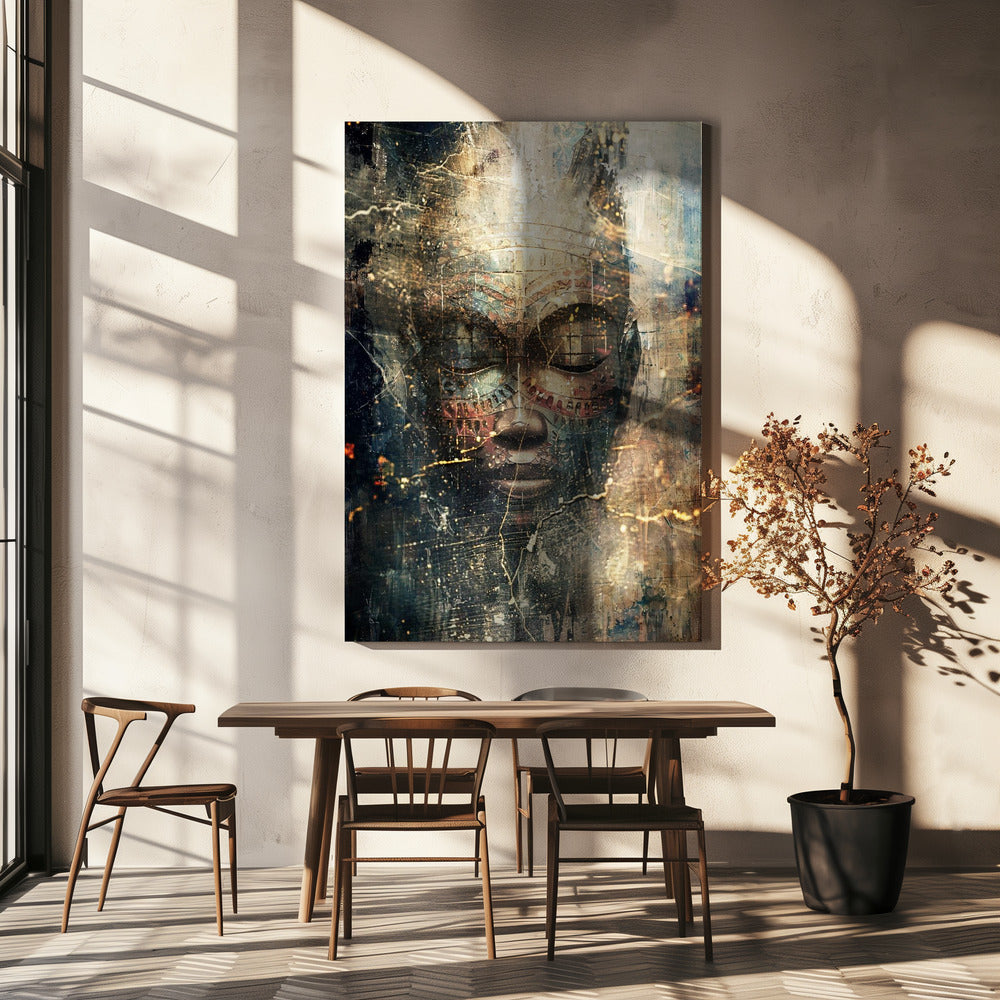 Wall art African Art Illustration Wallart 111-4