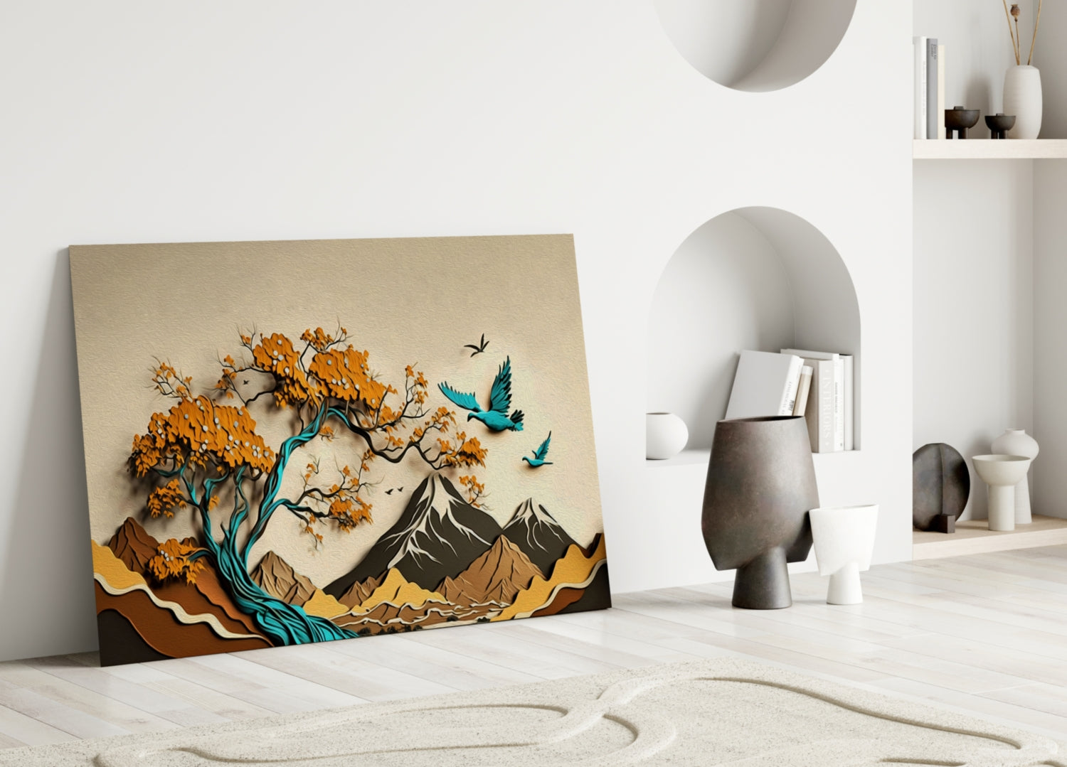 Mountains in Abstract - Wall Art-2